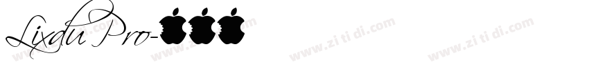 Lixdu Pro字体转换